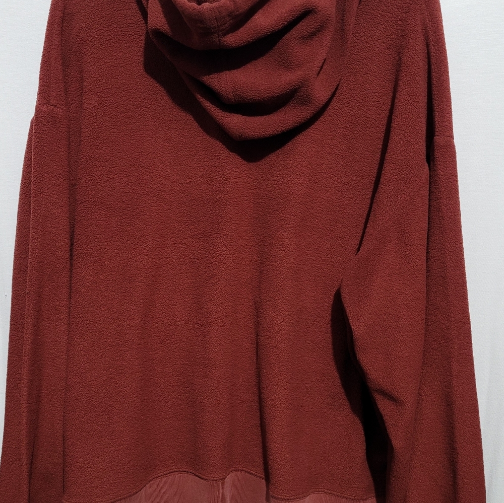 vintage y2k maroon gap sweatshirt hoodie pull on - Picture 3 of 14